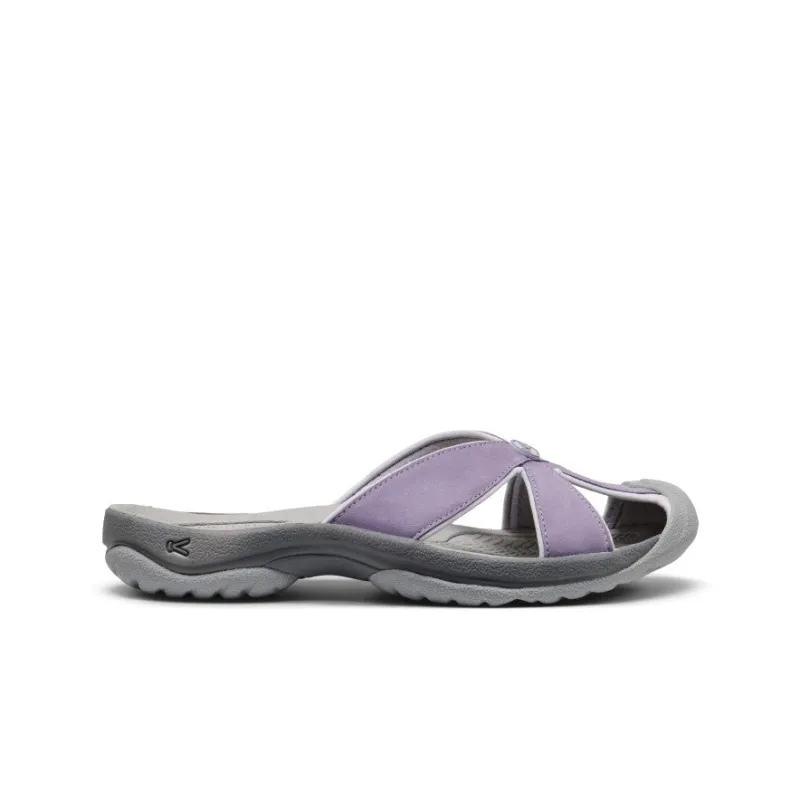 Women's Bali Leather Slide Sandal  |  Purple Haze/Steel Grey sold by Keen