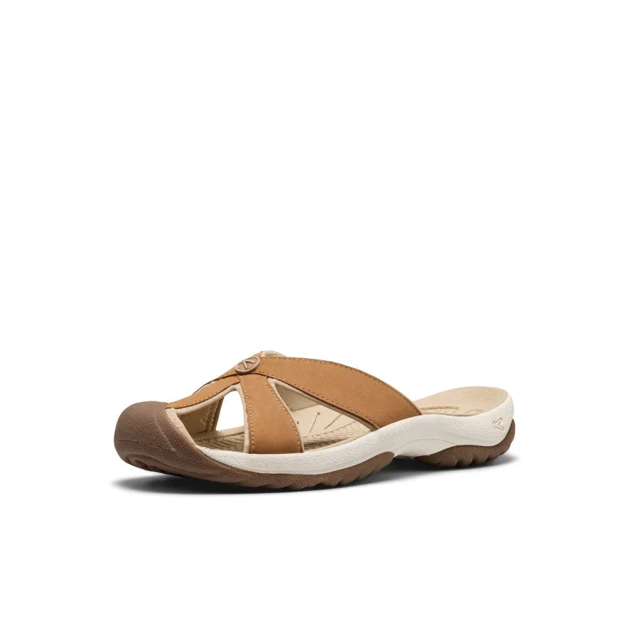 Women's Bali Leather Slide Sandal | Chipmunk/Birch sold by Keen product image thumbnail 3