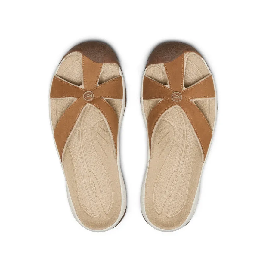 Women's Bali Leather Slide Sandal | Chipmunk/Birch sold by Keen product image thumbnail 4