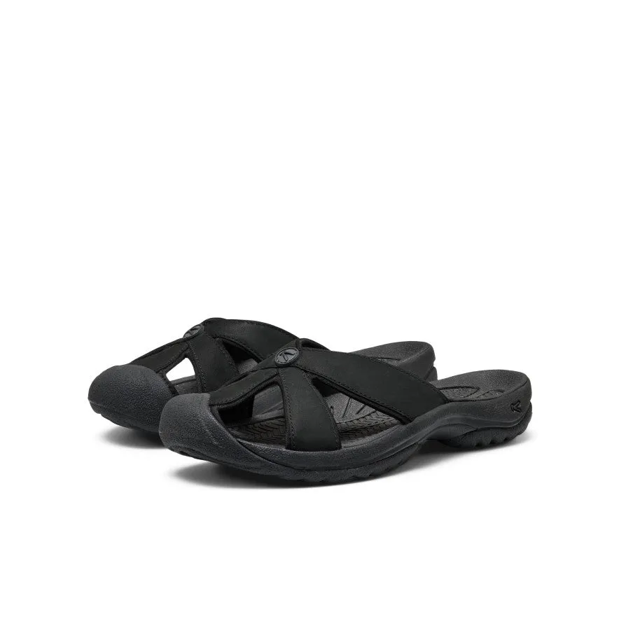 Women's Bali Leather Slide Sandal | Black/Black sold by Keen product image thumbnail 2