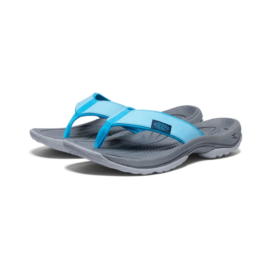 Women's Kona Leather Flip-Flop | Blue Atoll/Blue Danube sold by Keen product image thumbnail 2