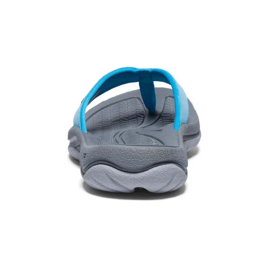 Women's Kona Leather Flip-Flop | Blue Atoll/Blue Danube sold by Keen product image thumbnail 5