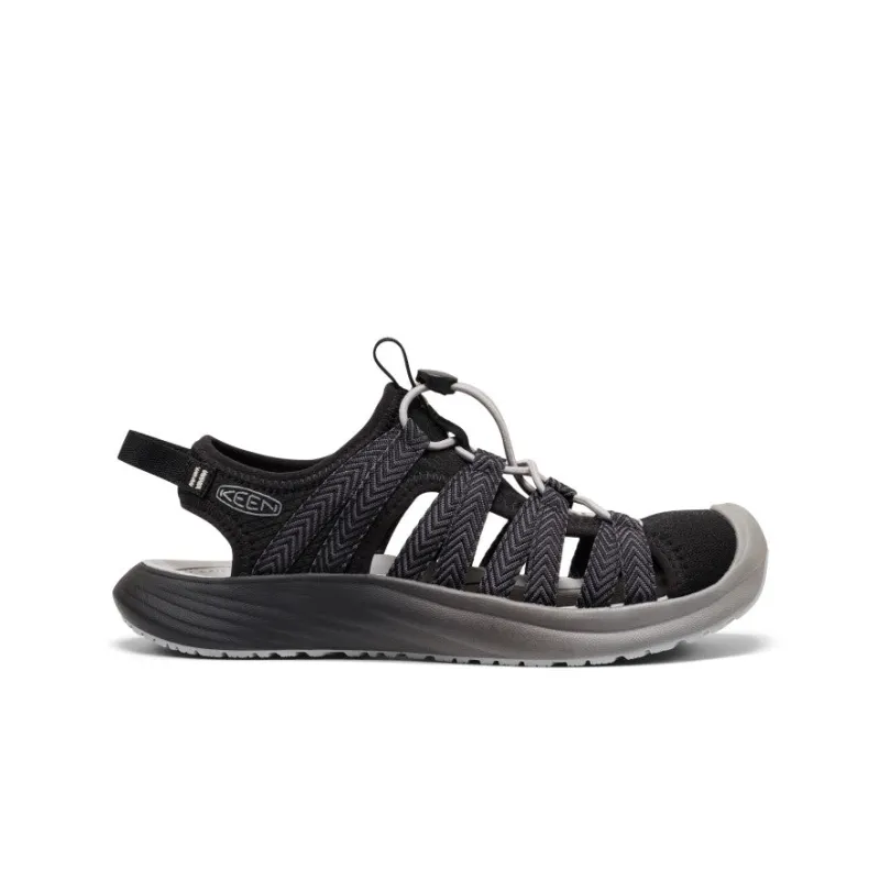 Women's Whisper Lite Sandal  |  Black/Magnet sold by Keen