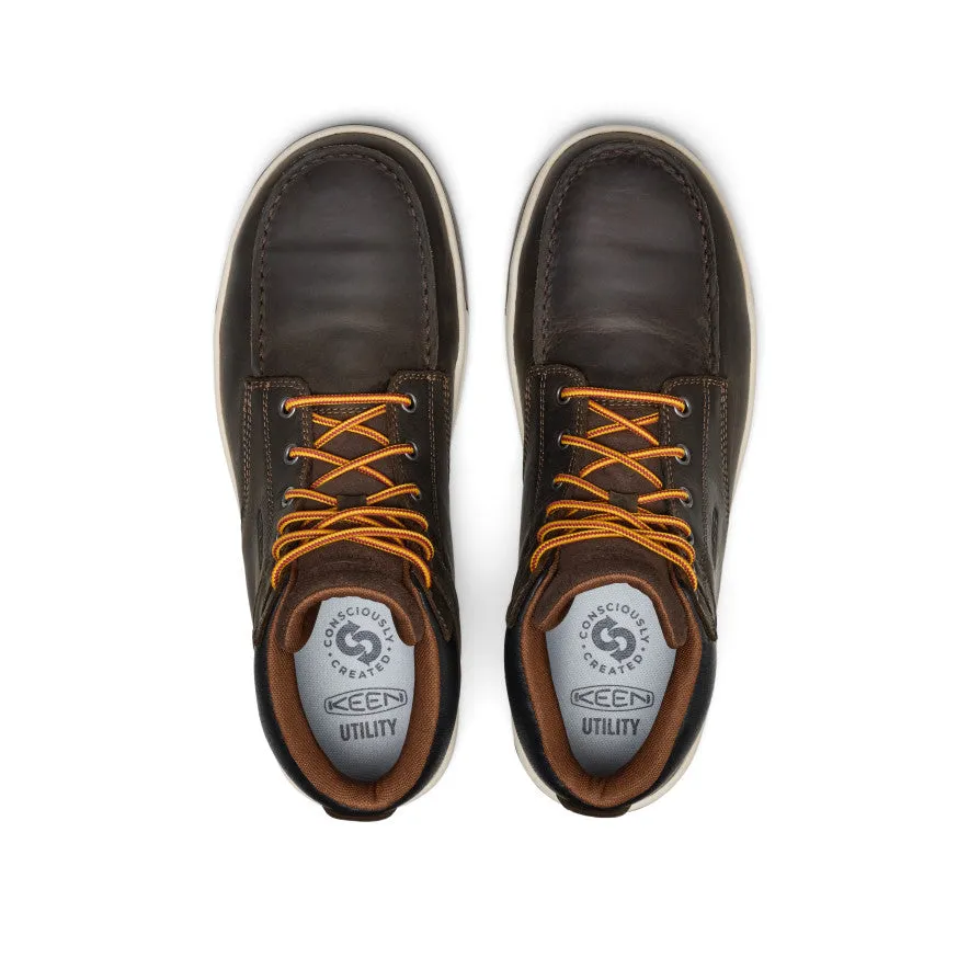 Men's Gibson Waterproof Work Boot (Carbon Toe) | Cascade Brown/Gum sold by Keen product image thumbnail 4