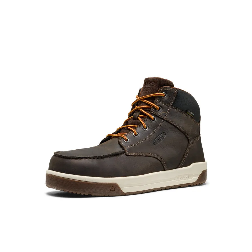 Men's Gibson Waterproof Work Boot (Carbon Toe) | Cascade Brown/Gum sold by Keen product image thumbnail 3