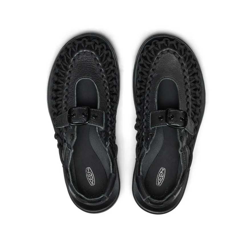 All Gender UNEEK PLT Mary Jane Sneaker | Black Smooth Lea sold by Keen product image thumbnail 4
