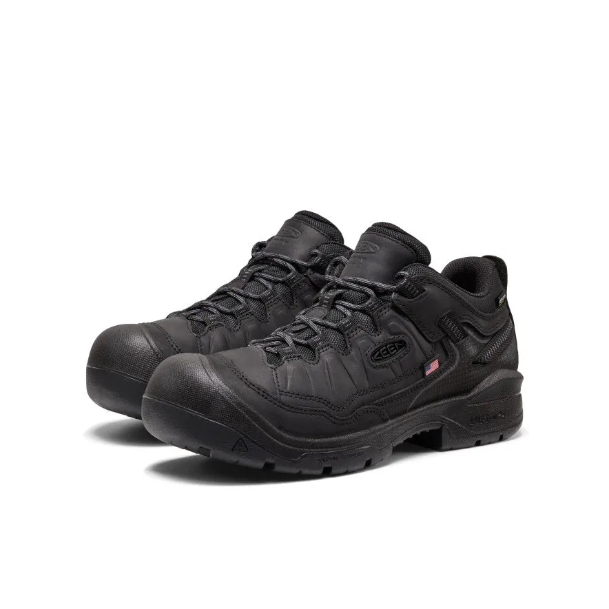 Men's Targhee IV Waterproof Work Shoe (Soft Toe) | Black/Black sold by Keen product image thumbnail 2