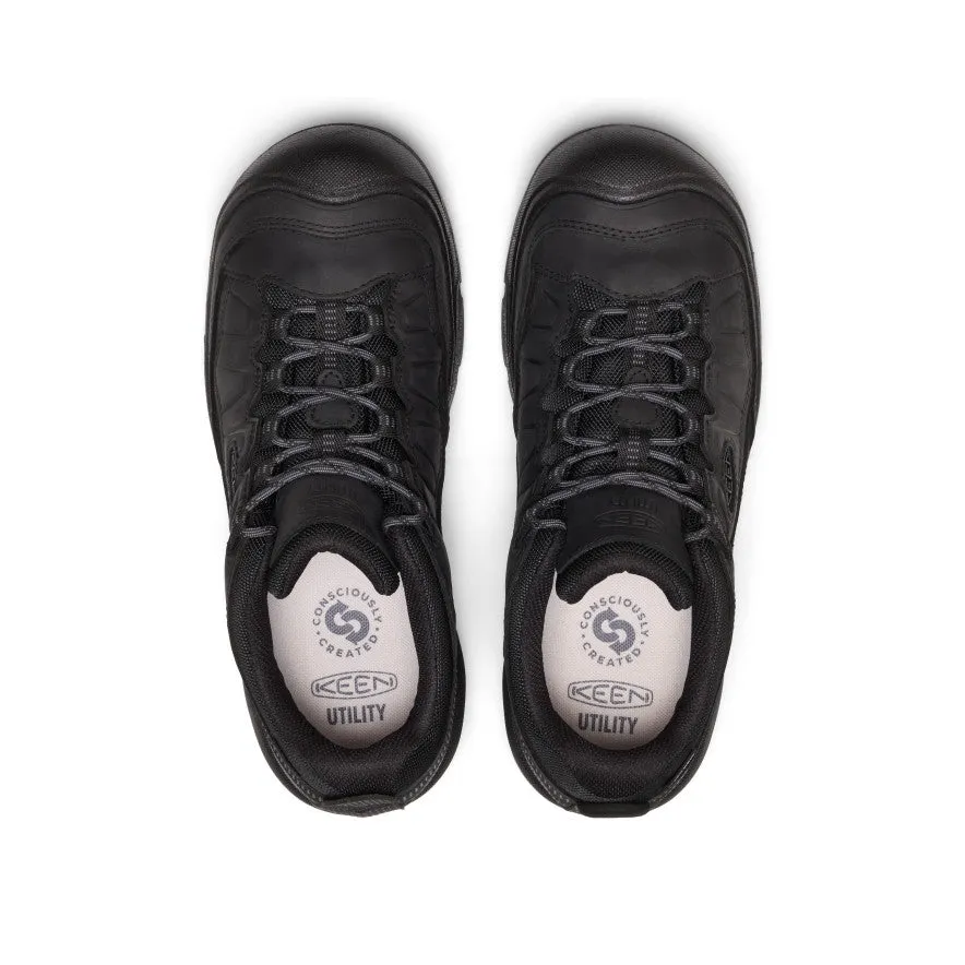Men's Targhee IV Waterproof Work Shoe (Soft Toe) | Black/Black sold by Keen product image thumbnail 4