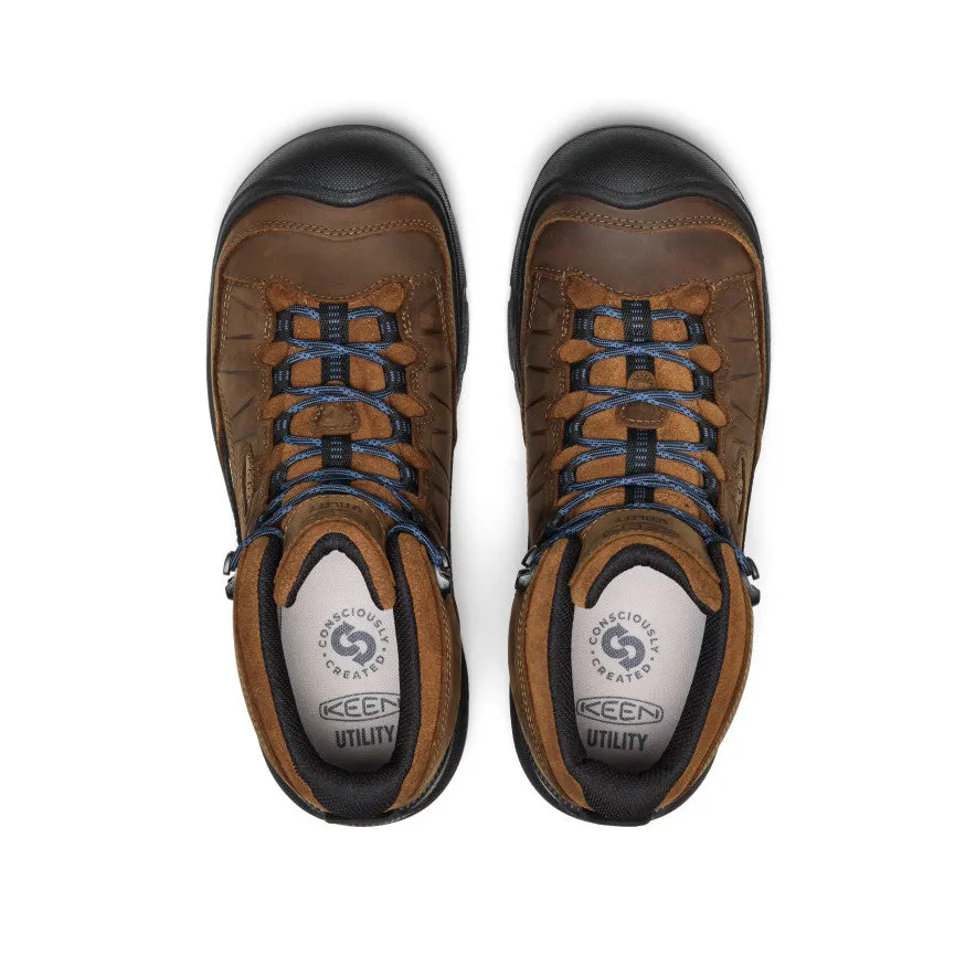 Men's Targhee IV LTR Waterproof Work Boot (Carbon Toe) | Bison/Black sold by Keen product image thumbnail 4