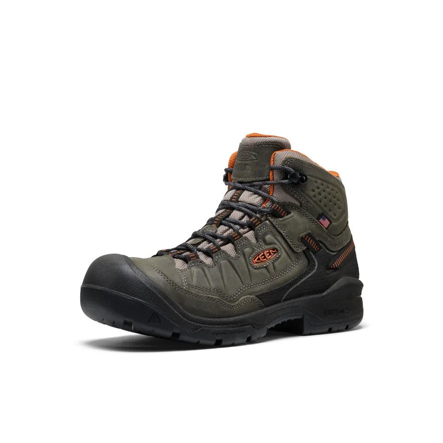 Men's Targhee IV Waterproof Work Boot (Carbon Toe) | Magnet/Black sold by Keen product image thumbnail 3