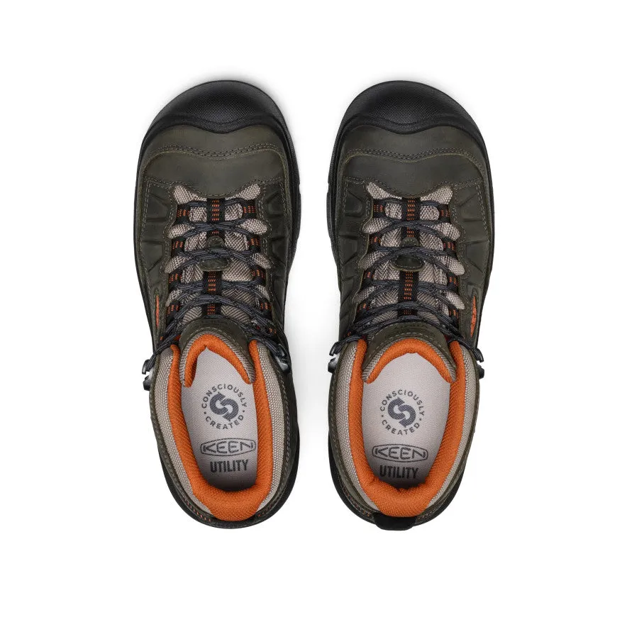 Men's Targhee IV Waterproof Work Boot (Carbon Toe) | Magnet/Black sold by Keen product image thumbnail 4