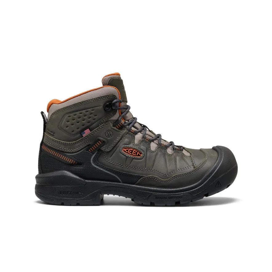 Men's Targhee IV Waterproof Work Boot (Carbon Toe) | Magnet/Black sold by Keen