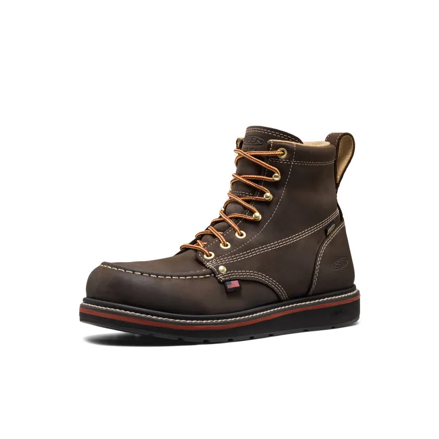 Men's Liberty 6" Waterproof Boot (Carbon Toe) | Coffee Bean/Black sold by Keen product image thumbnail 3