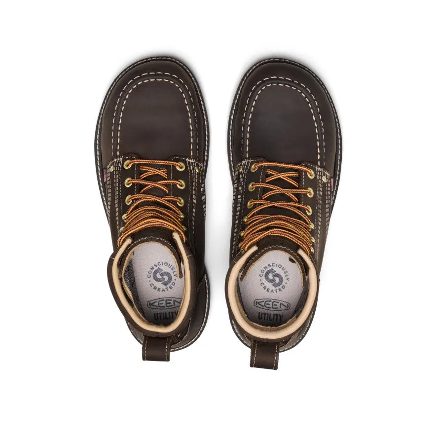 Men's Liberty 6" Waterproof Boot (Carbon Toe) | Coffee Bean/Black sold by Keen product image thumbnail 4