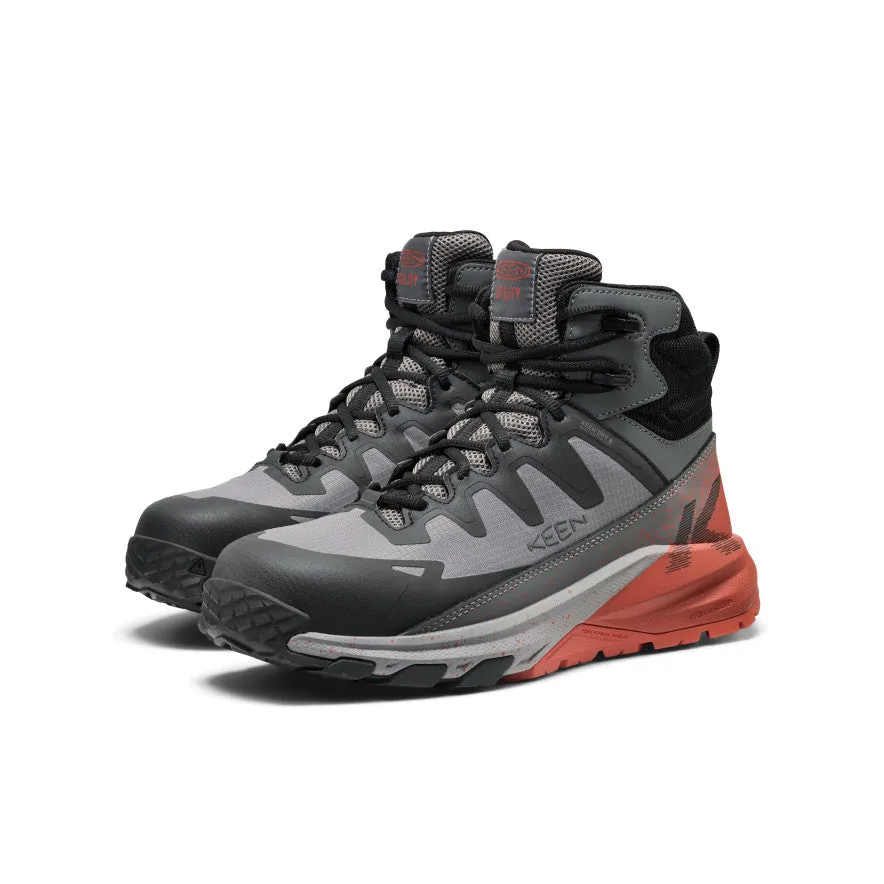 Men's Targhee Blur Waterproof Work Boot (Carbon Toe) | Steel Grey/Black sold by Keen product image thumbnail 2