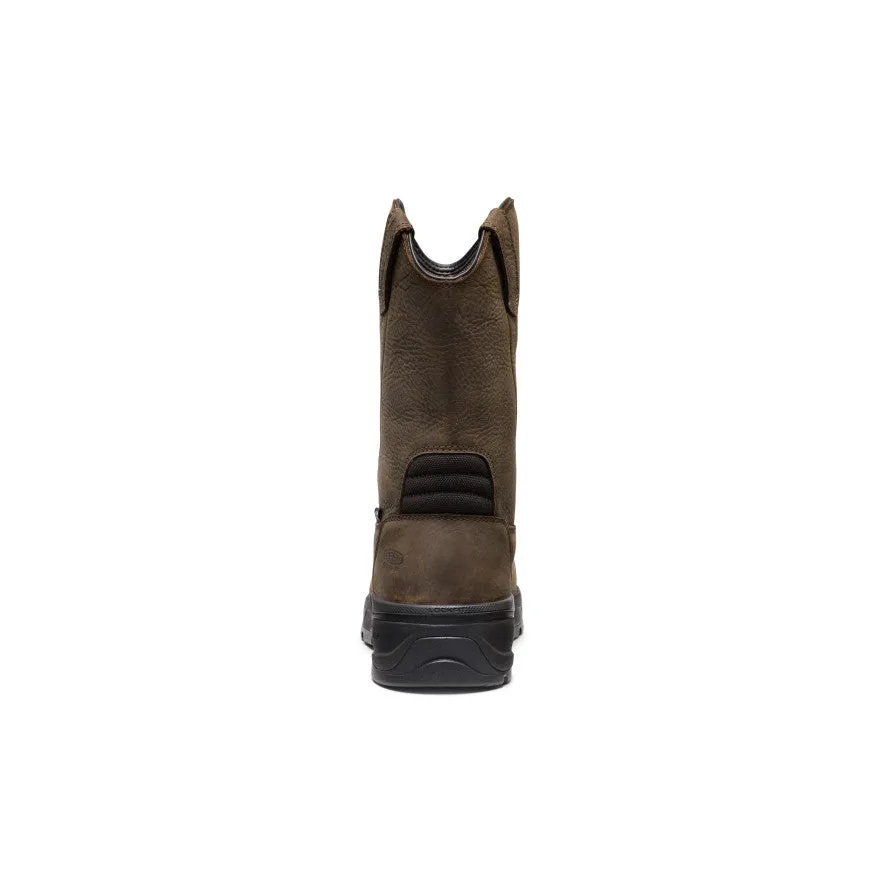 Men's CSA Flatland Pull-On Waterproof Work Boot INT MET (Carbon Toe) | Dark Brown/Black sold by Keen product image thumbnail 5