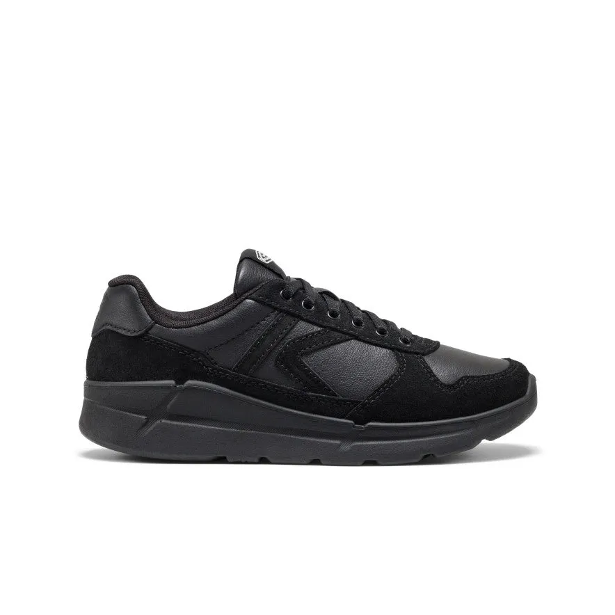 Women's KM2 Leather Jogger | Black/Black sold by Keen