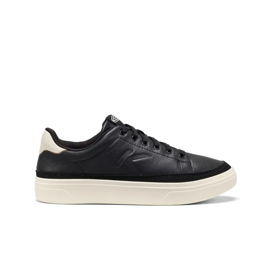 Women's KM1 Leather Sneaker | Black/Birch sold by Keen