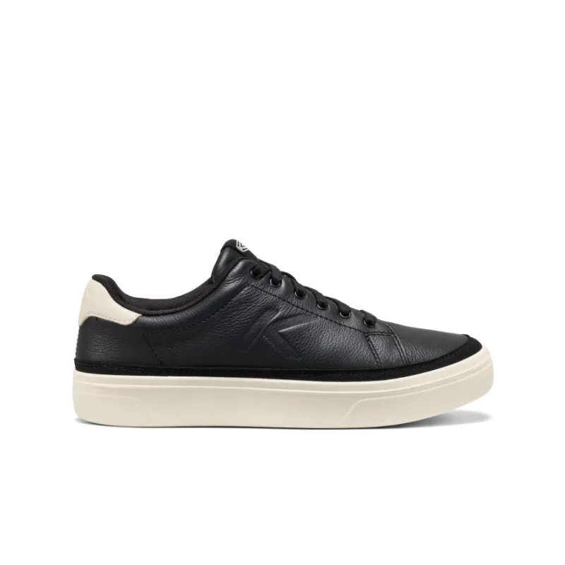 Men's KM1 Leather Sneaker | Black/Birch made by Keen