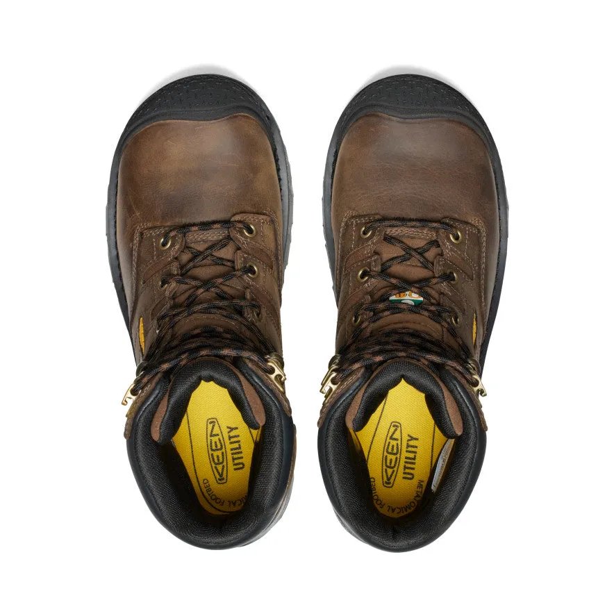 Men's CSA Camden 8" Waterproof Boot (Carbon Toe) | Dark Earth/Black sold by Keen product image thumbnail 4