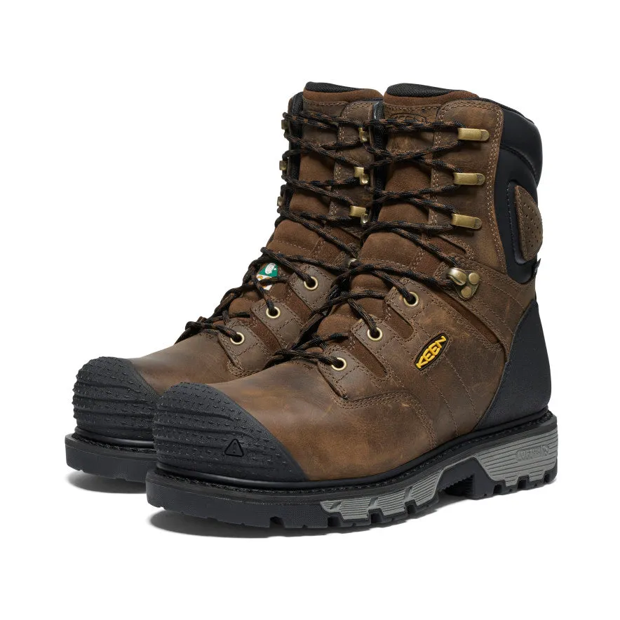 Men's CSA Camden 8" Waterproof Boot (Carbon Toe) | Dark Earth/Black sold by Keen product image thumbnail 2