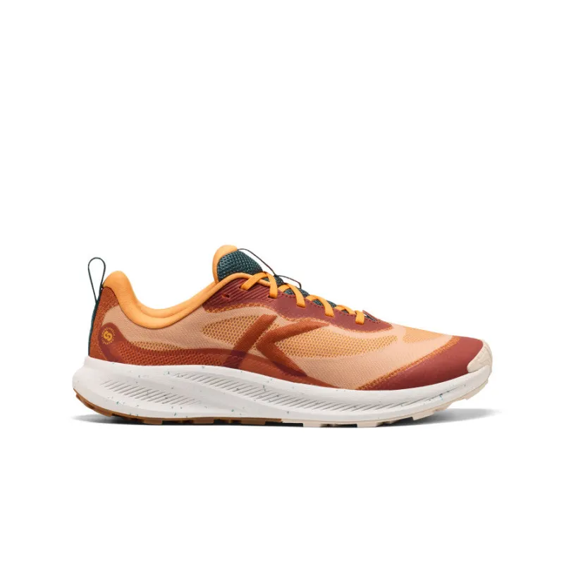 Men's Wander Trail Running Shoe  |  Fossil Orange/Carrot Curl made by Keen
