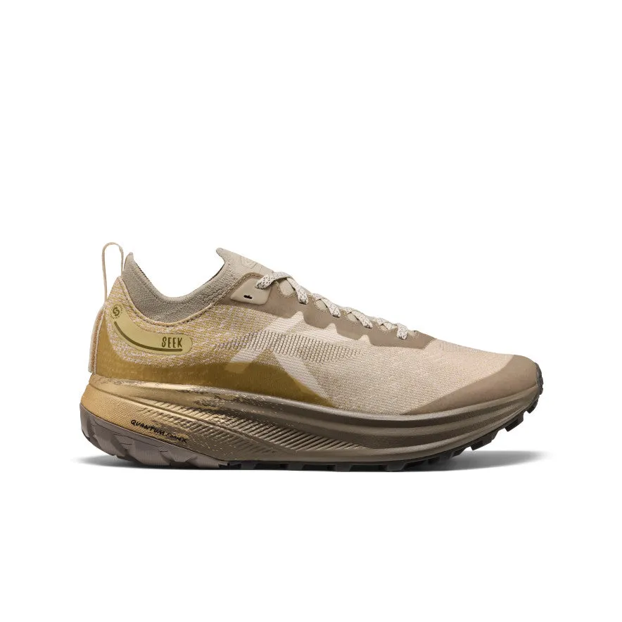 Men's Seek Trail Running Shoe | Abbey Stone/Gold sold by Keen