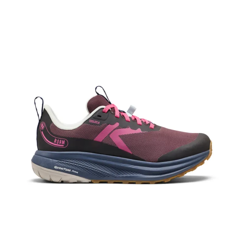 Women's Roam Waterproof Trail Running Shoe | Huckleberry/Ballad Blue made by Keen