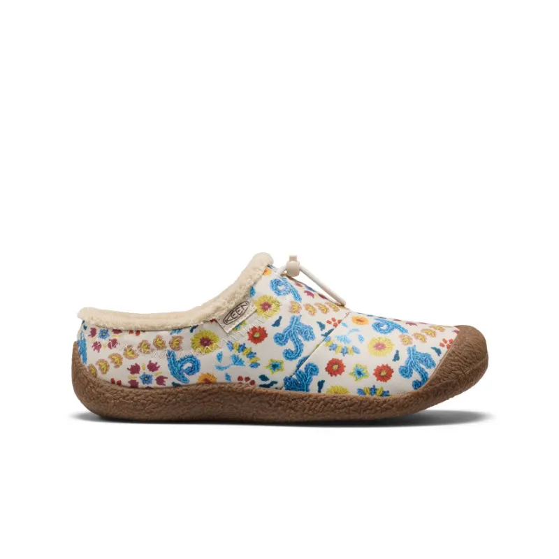 Women's Howser III Slide  |  Emb Flower/Birch made by Keen