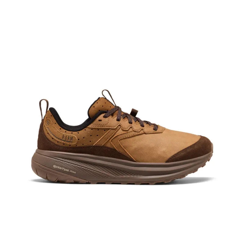 Men's Roam Leather Trail Running Shoe  |  Chipmunk/Dark Earth made by Keen