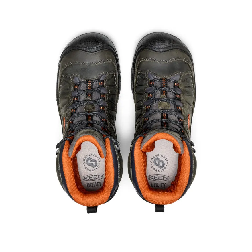 Men's Targhee IV 8" Waterproof Work Boot (Carbon Toe) | Magnet/Black sold by Keen product image thumbnail 4