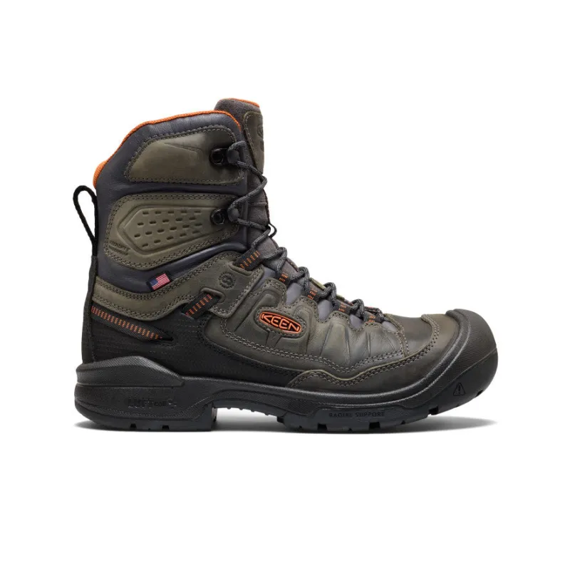 Men's Targhee IV 8" Waterproof Work Boot (Carbon Toe) | Magnet/Black made by Keen