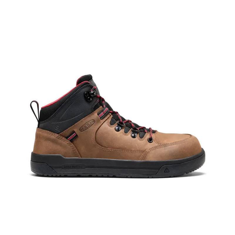 Men's Gibson Hiker Work Boot (Carbon Toe) | Bison/Black made by Keen