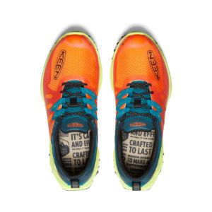 Men's Zionic Waterproof Hiking Shoe  |  Scarlet Ibis/Deep Lagoon sold by Keen