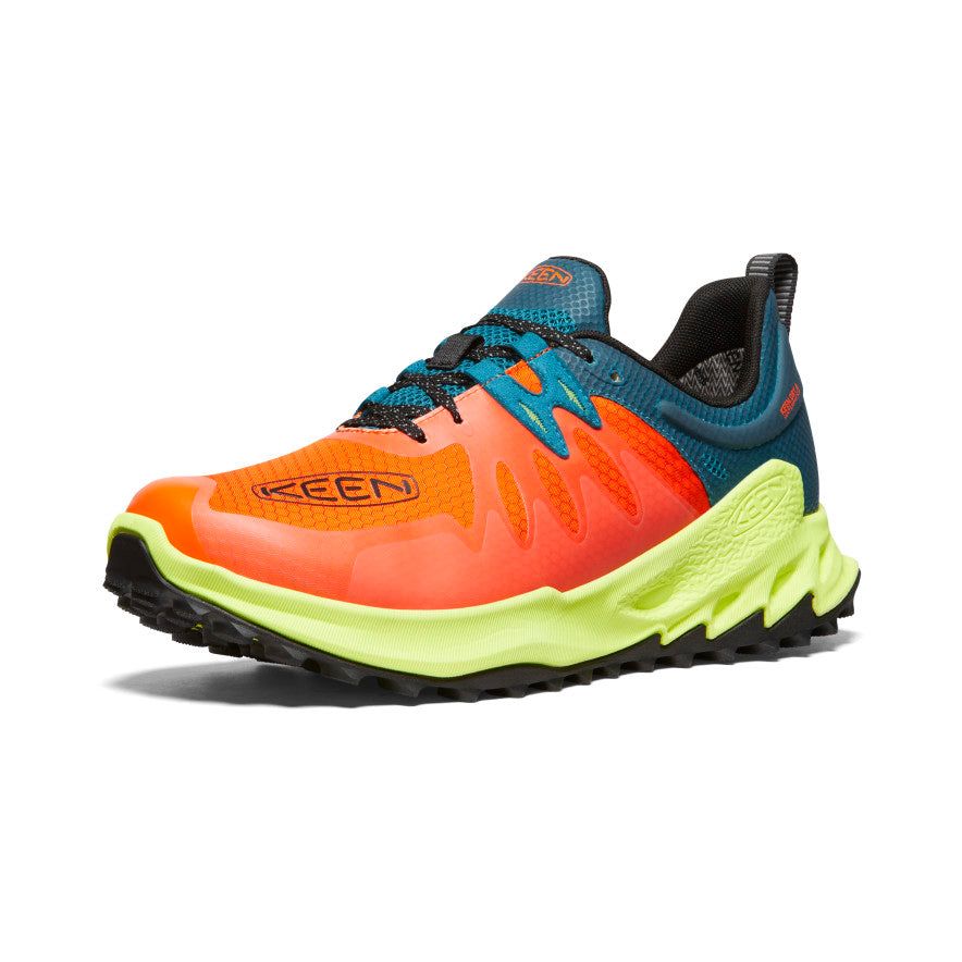Men's Zionic Waterproof Hiking Shoe | Scarlet Ibis/Deep Lagoon sold by Keen product image thumbnail 3