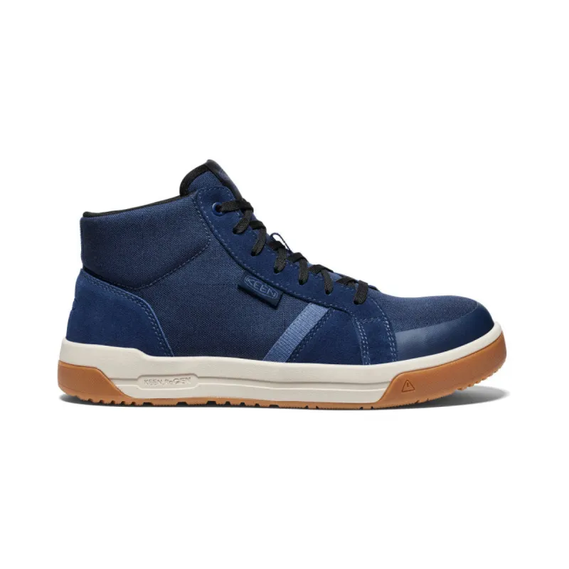 Men's Kenton Mid Work Shoe (Carbon Toe)  |  Naval Academy/Gum sold by Keen