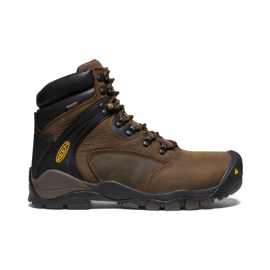 Men's Louisville 6" Waterproof Boot (Steel Toe) | Cascade Brown sold by Keen