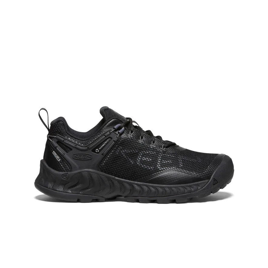 Women's NXIS EVO Waterproof Shoe | Black/Magnet sold by Keen