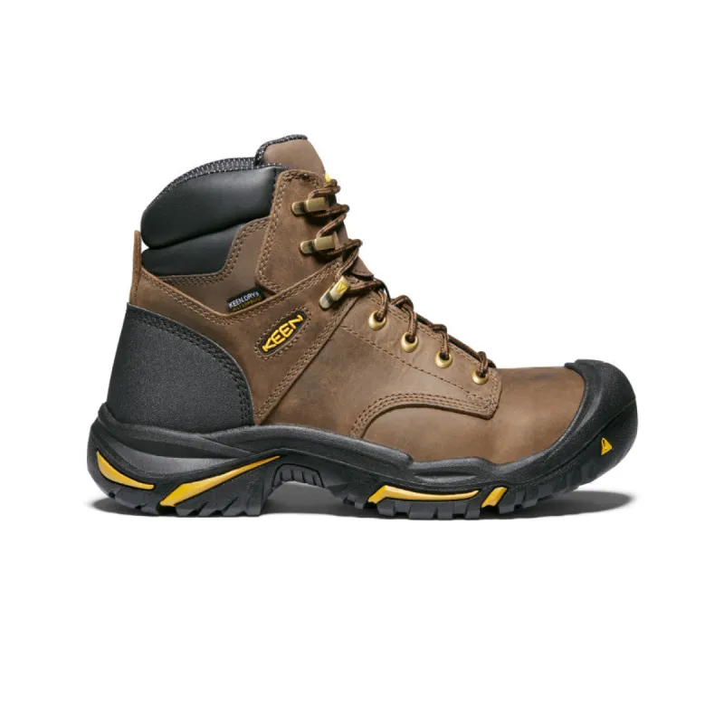 Men's Mt Vernon 6" Waterproof Boot (Steel Toe)  |  Cascade Brown sold by Keen