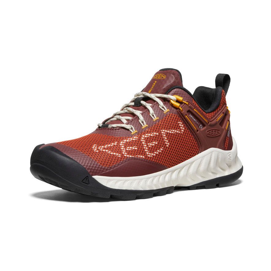 Women's NXIS EVO Waterproof Shoe | Baked Clay/Golden Yellow sold by Keen product image thumbnail 3