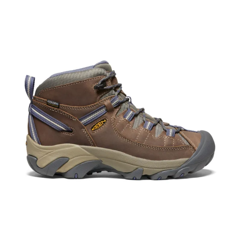 Women's Targhee II Waterproof Mid  |  Goat/Crown Blue sold by Keen