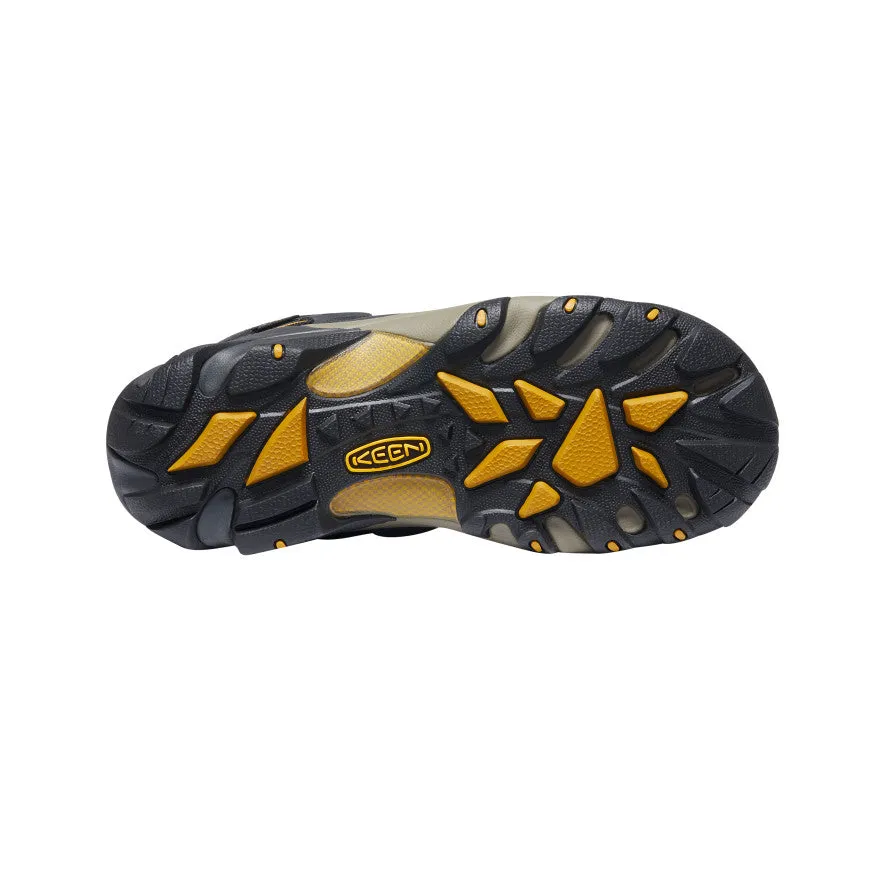 Women's Lansing Waterproof Mid (Steel Toe) | Raven/Tawny Olive sold by Keen product image thumbnail 5