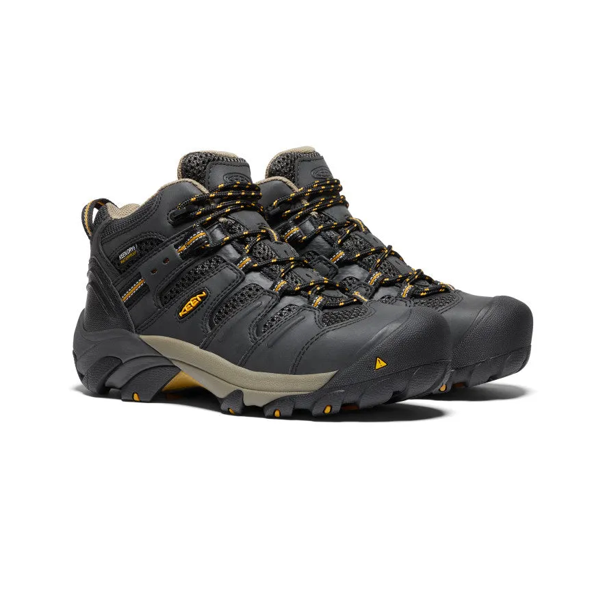 Women's Lansing Waterproof Mid (Steel Toe) | Raven/Tawny Olive sold by Keen product image thumbnail 2