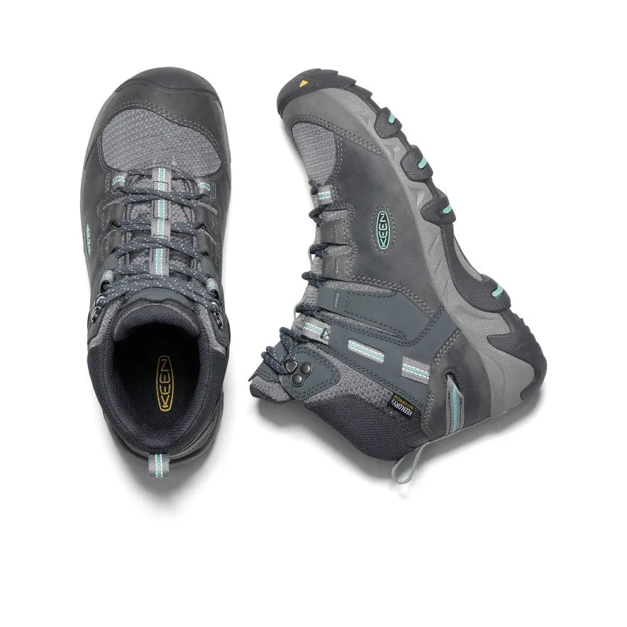 Women's Steens Leather Waterproof Boot | Steel Grey/Ocean Wave sold by Keen product image thumbnail 4