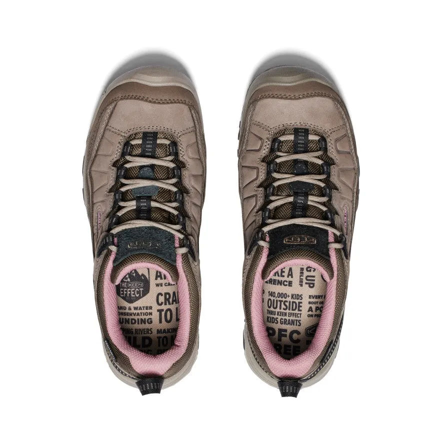 Women's Targhee IV Waterproof Hiking Shoe | Brindle/Nostalgia Rose sold by Keen product image thumbnail 4