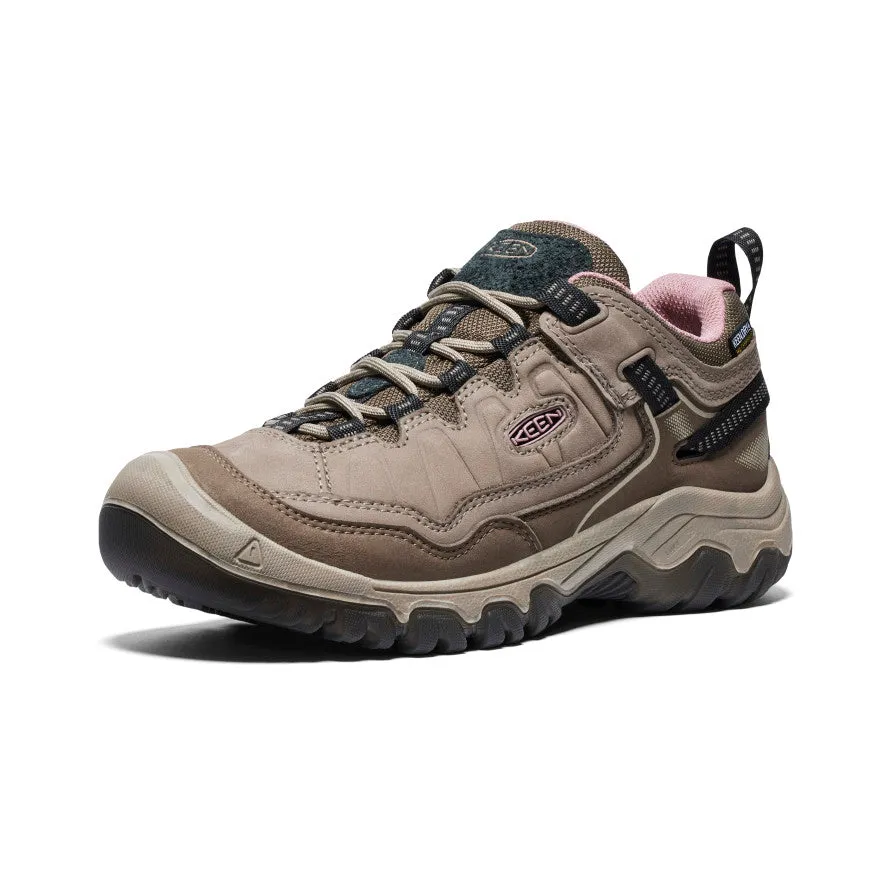 Women's Targhee IV Waterproof Hiking Shoe | Brindle/Nostalgia Rose sold by Keen product image thumbnail 3