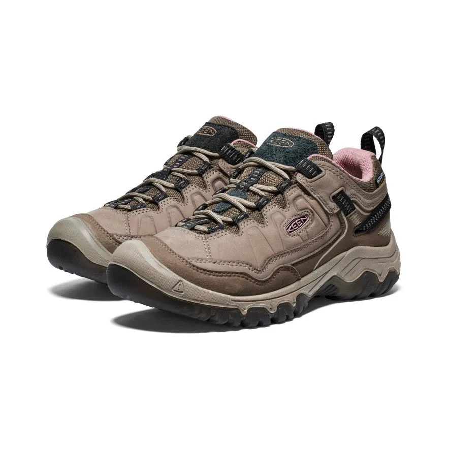 Women's Targhee IV Waterproof Hiking Shoe | Brindle/Nostalgia Rose sold by Keen product image thumbnail 2