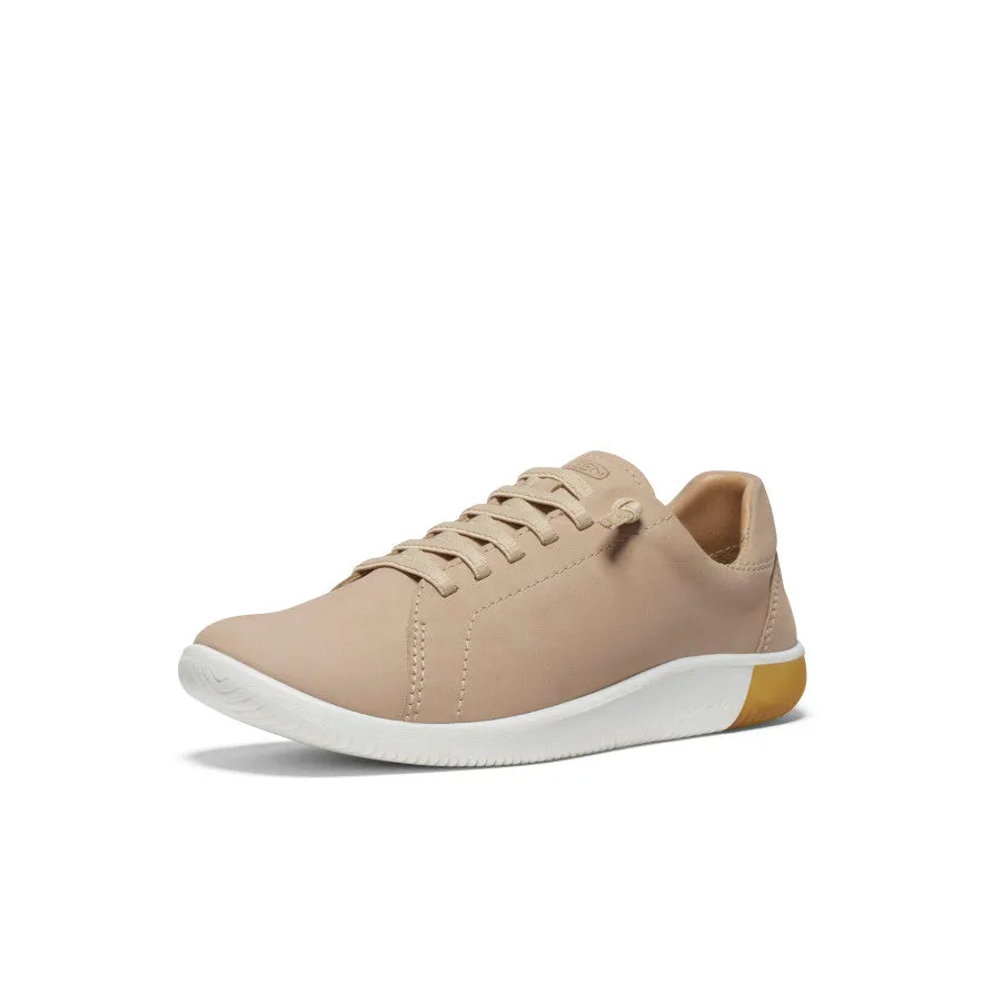 Women's KNX Leather Sneaker | Safari/Star White sold by Keen product image thumbnail 3