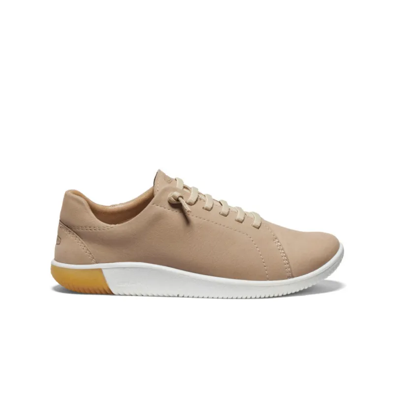 Women's KNX Leather Sneaker  |  Safari/Star White sold by Keen