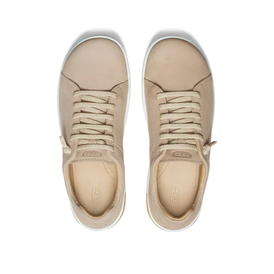 Women's KNX Leather Sneaker | Safari/Star White sold by Keen product image thumbnail 4
